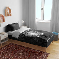 New Zealand Matariki Bedding Set Maori Moko Black Galaxy