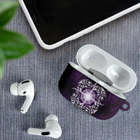 New Zealand Matariki Waipunarangi AirPods Case Maori Moko Purple Galaxy LT05 - Polynesian Pride