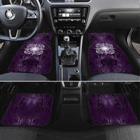 New Zealand Matariki Waipunarangi Car Mats Maori Moko Purple Galaxy LT05 Set 4pcs Purple - Polynesian Pride