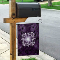 New Zealand Matariki Waipunarangi Garden Flag Maori Moko Purple Galaxy LT05 - Polynesian Pride