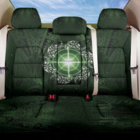New Zealand Matariki Tupuarangi Back Car Seat Cover Maori Moko Green Galaxy LT05 One Size Green - Polynesian Pride