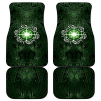 New Zealand Matariki Tupuarangi Car Mats Maori Moko Green Galaxy LT05 - Polynesian Pride