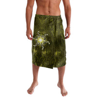 New Zealand Matariki Hiwaiterangi Lavalava Maori Moko Yellow Galaxy LT05 Yellow - Polynesian Pride