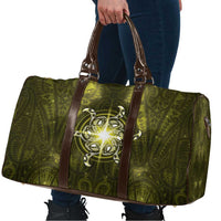 New Zealand Matariki Hiwaiterangi Travel Bag Maori Moko Yellow Galaxy LT05 - Polynesian Pride