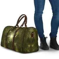 New Zealand Matariki Hiwaiterangi Travel Bag Maori Moko Yellow Galaxy LT05 - Polynesian Pride