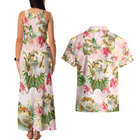 Hawaii Guinea Hula Pig Couples Matching Tank Maxi Dress and Hawaiian Shirt Funny Tropical Style LT05 - Polynesian Pride
