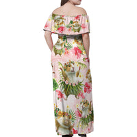 Hawaii Guinea Hula Pig Family Matching Off Shoulder Maxi Dress and Hawaiian Shirt Funny Tropical Style LT05 - Polynesian Pride