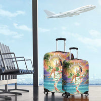 Aloha Hawaii Luggage Cover Hula Martini Tropical Vibes - Polynesian Pride