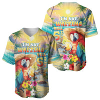 Hawaii Parrot Baseball Jersey Im Not Waiting Till 5 Oclock