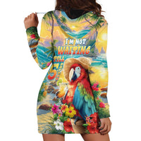 Hawaii Parrot Hoodie Dress Im Not Waiting Till 5 Oclock