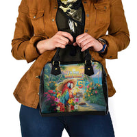 Hawaii Parrot Shoulder Handbag Im Not Waiting Till 5 Oclock