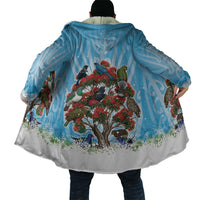 New Zealand Birds Christmas Cloak Pohutukawa Xmas Tree