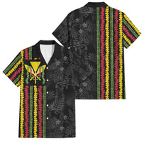 Hawaii Lei Kanaka Maoli Flag Family Matching Tank Maxi Dress and Hawaiian Shirt Tropical Vibes