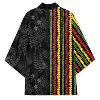 Hawaii Lei Kanaka Maoli Flag Kimono Tropical Vibes