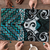 New Zealand Maori Puzzle Poutama Pikorua - Single Twist Paua Shell LT05 - Polynesian Pride