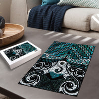 New Zealand Maori Puzzle Poutama Pikorua - Single Twist Paua Shell LT05 - Polynesian Pride