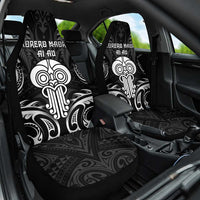New Zealand Te Reo Maori Car Seat Cover Korero Maori Ai Au LT05 One Size Black - Polynesian Pride