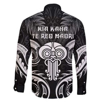 New Zealand Te Reo Maori Family Matching Off Shoulder Maxi Dress and Hawaiian Shirt Korero Maori Ai Au LT05 - Polynesian Pride