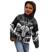 New Zealand Te Reo Maori Kid Hoodie Korero Maori Ai Au LT05 - Polynesian Pride