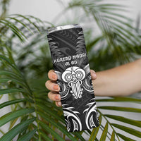 New Zealand Te Reo Maori Skinny Tumbler Korero Maori Ai Au LT05 - Polynesian Pride