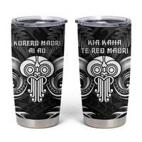 New Zealand Te Reo Maori Tumbler Cup Korero Maori Ai Au LT05 Black - Polynesian Pride