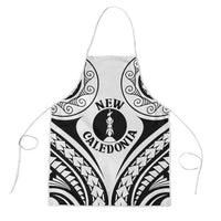 New Caledonia Day Apron Polynesian Curves White Color - Polynesian Pride