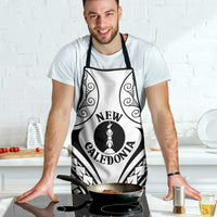 New Caledonia Day Apron Polynesian Curves White Color - Polynesian Pride