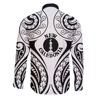 New Caledonia Day Family Matching Summer Maxi Dress and Hawaiian Shirt Polynesian Curves White Color LT05 - Polynesian Pride