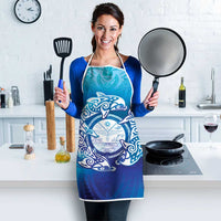 Marshall Islands Manit Day Apron Tribal Dolphin With Marshall Seal - Polynesian Pride