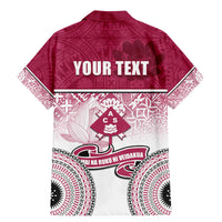Personalized Adi Cakobau School Family Matching Mermaid Dress and Hawaiian Shirt With Fijian Tapa Pattern LT05 - Polynesian Pride