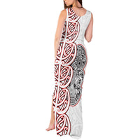 Aotearoa New Zealand Tank Maxi Dress Maori Marae Pattern Tiki LT05 - Polynesian Pride