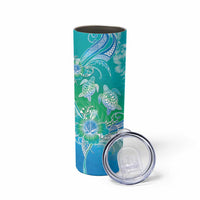 Polynesia Sea Turtle Couple Skinny Tumbler I Am Turtley In Love With You LT05 - Polynesian Pride