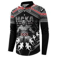 New Zealand Aotearoa Button Sweatshirt Traditional Kapa Haka