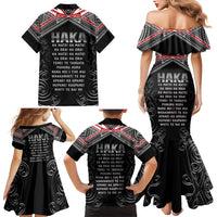 New Zealand Aotearoa Family Matching Mermaid Dress and Hawaiian Shirt Traditional Kapa Haka LT05 - Polynesian Pride
