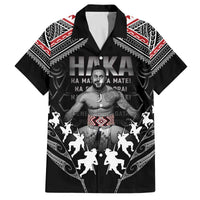 New Zealand Aotearoa Family Matching Off The Shoulder Long Sleeve Dress and Hawaiian Shirt Traditional Kapa Haka LT05 - Polynesian Pride