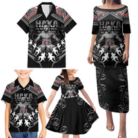New Zealand Aotearoa Family Matching Puletasi and Hawaiian Shirt Traditional Kapa Haka LT05 - Polynesian Pride