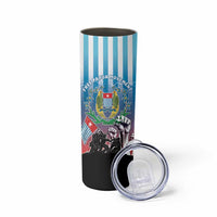 Personalised Free West Papua Skinny Tumbler One People One Soul Unique Style LT05 - Polynesian Pride