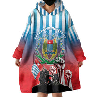 Personalised Free West Papua Wearable Blanket Hoodie One People One Soul Unique Style - Polynesian Pride