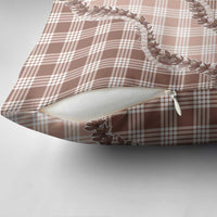 Beige Hawaii Palaka Pillow Cover Hawaiian Pikake Lei
