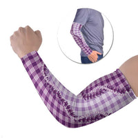 Violet Hawaii Palaka Arm Sleeves Hawaiian Pikake Lei