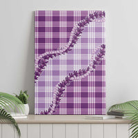 Violet Hawaii Palaka Canvas Wall Art Hawaiian Pikake Lei