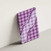 Violet Hawaii Palaka Canvas Wall Art Hawaiian Pikake Lei