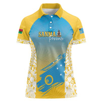 Personalised Vanuatu Sanma Day Women Polo Shirt Special Style - Polynesian Pride
