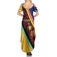 Love Torba PNG Day Family Matching Summer Maxi Dress and Hawaiian Shirt Together We Grow LT05 - Polynesian Pride