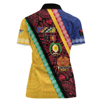 Love Torba PNG Day Women Polo Shirt Together We Grow - Polynesian Pride