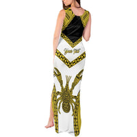 Personalised Niue The Rock Of Polynesia Tank Maxi Dress Peniamina Gospel Day Yellow Version LT05 - Polynesian Pride