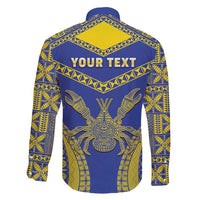 Personalised Niue The Rock Of Polynesia Family Matching Short Sleeve Bodycon Dress and Hawaiian Shirt Peniamina Gospel Day Blue Version LT05 - Polynesian Pride