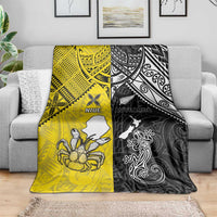 New Zealand Maori And Niue Hiapo Blanket Lizard And Coconut Crab Together LT05 - Polynesian Pride