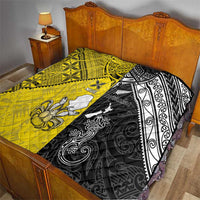 New Zealand Maori And Niue Hiapo Quilt Lizard And Coconut Crab Together LT05 - Polynesian Pride