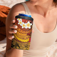 Papua New Guinea Retro Christmas 4 in 1 Can Cooler Tumbler Hamamas Krismas LT05 - Polynesian Pride